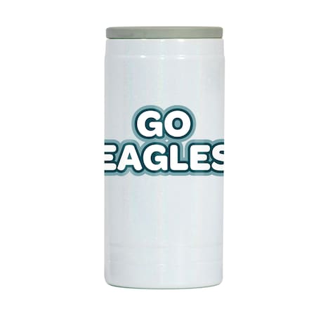 Logo Brands Philadelphia Eagles 12oz Bubble Iridescent Slim Coolie 624-S12IC-53
